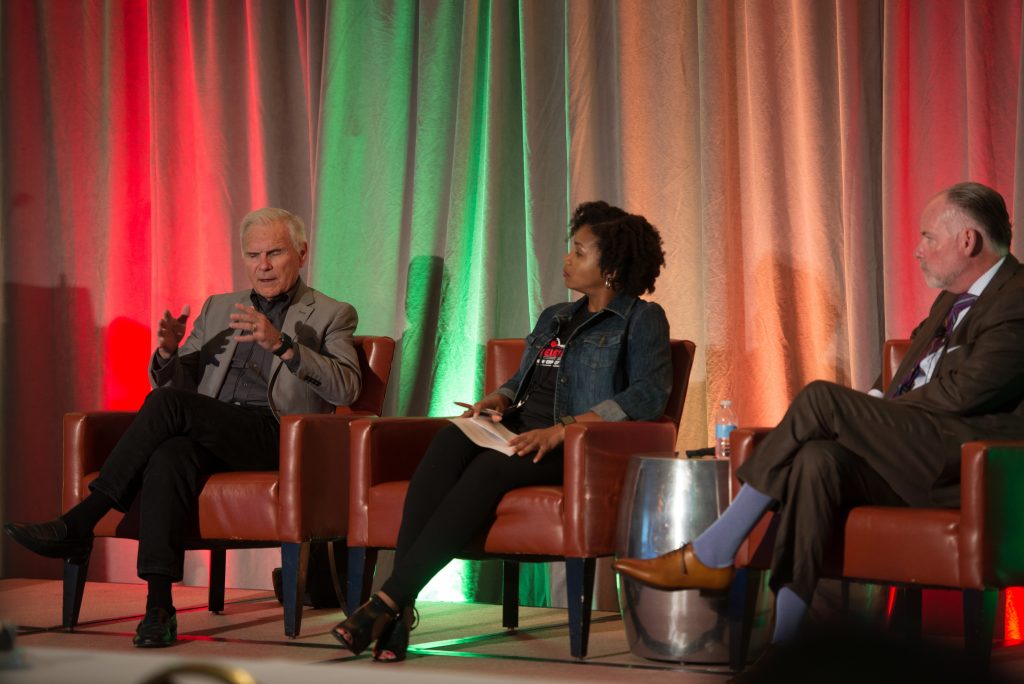 From left: Robert Smith, CEO & executive director, Colorado Business Group on Health, Christina Bell, director of programs, PBGH, and Shane Wolverton, senior vice president, corporate development, Quantros, Inc.